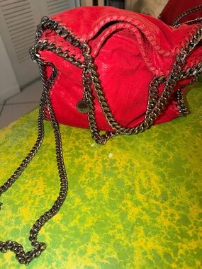 Stella McCartney Falabella mini red bag